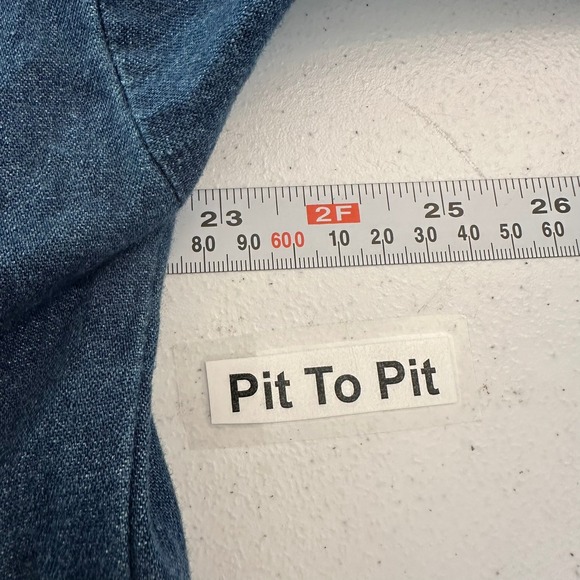 Womens Vintage Denim Jacket Size XL Western Embellished Studded Boho Americana - Picture 5 of 7